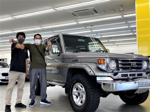 良質のランクル７０をご納車 小牧インター店ブログ 中古車販売ならフリード