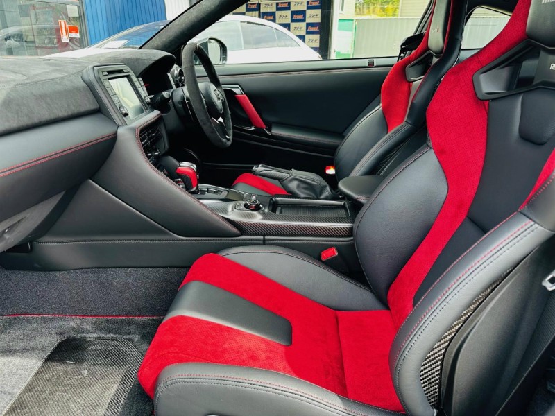 R35 GT-R 純正フロアマット カーボン レッド 赤 【公式通販】